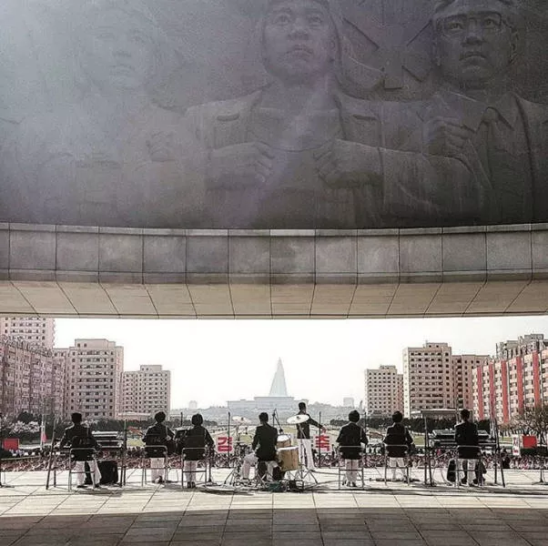 The top of rare images inside north korea