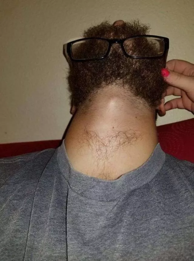 The humor of bearded chins