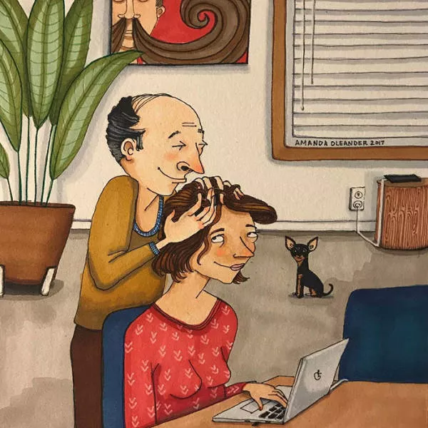 Illustrations of which illustrates different phases of life as a couple - #14 
