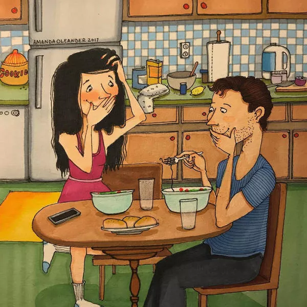 Illustrations de qui illustre differentes phases de la vie en couple - #15 