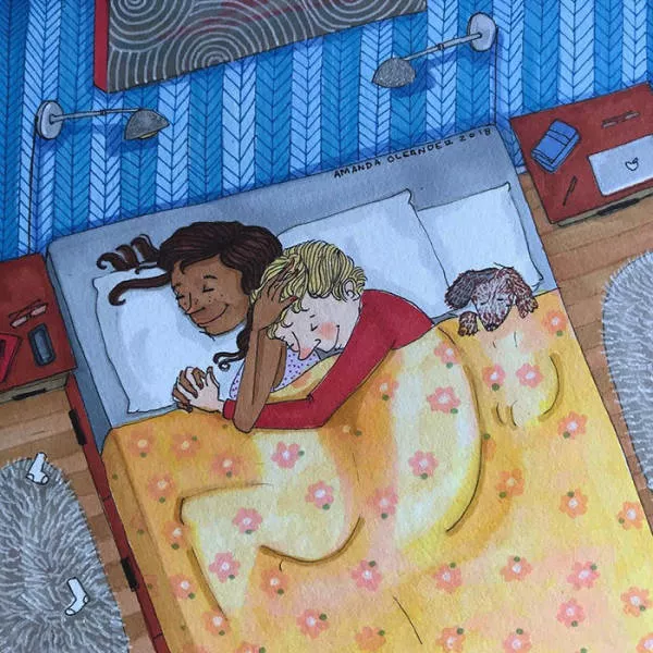 Illustrations de qui illustre differentes phases de la vie en couple - #16 