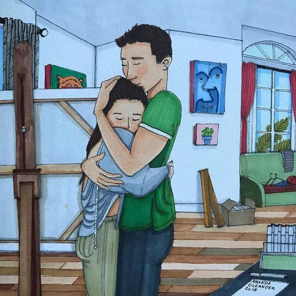 Illustrations de qui illustre differentes phases de la vie en couple - #17 