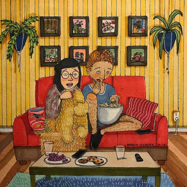 Illustrations de qui illustre differentes phases de la vie en couple - #18 