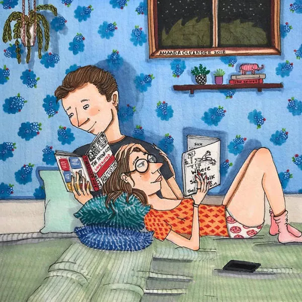 Illustrations de qui illustre differentes phases de la vie en couple - #19 