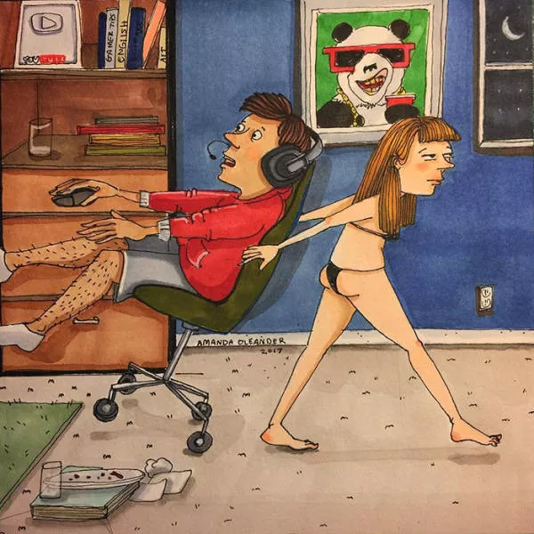 Illustrations de qui illustre differentes phases de la vie en couple - #2 