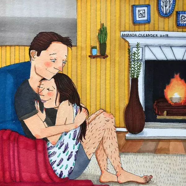 Illustrations of which illustrates different phases of life as a couple - #29 