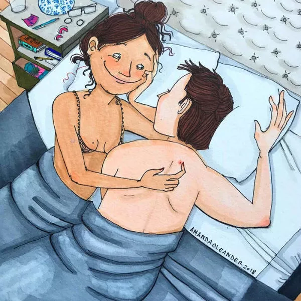Illustrations de qui illustre differentes phases de la vie en couple - #38 
