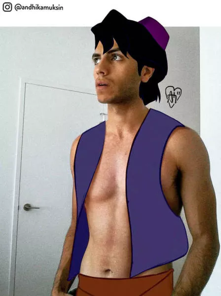 Disney characters into celebrity pictures - #16 