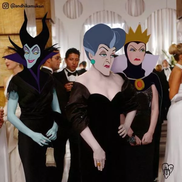Disney characters into celebrity pictures - #26 