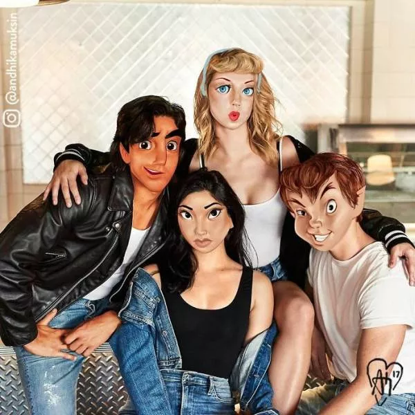 Disney characters into celebrity pictures - #9 