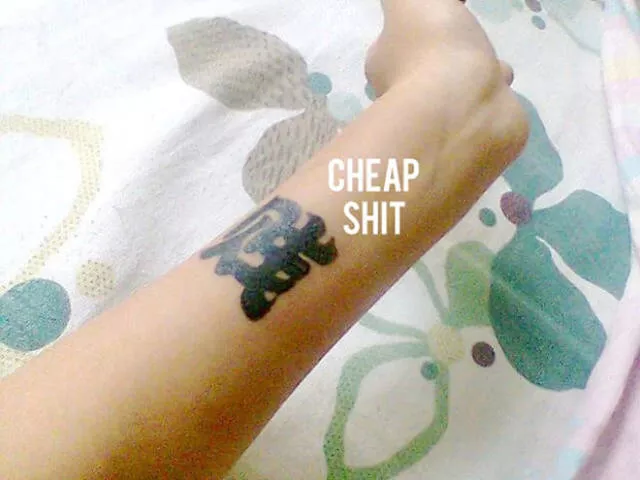 Pay attention to the chinese symbols