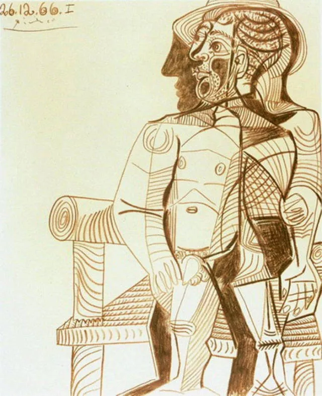 Ces photos vous montre levolution des chefs doeuvres de picasso - #10 