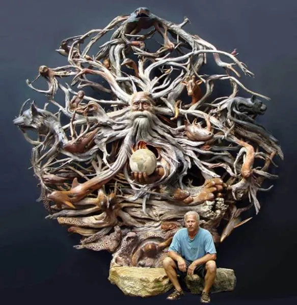 Des sculptures en bois tres impressionnants - #36 