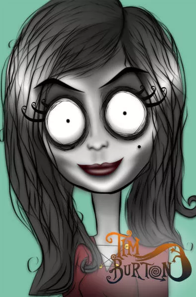 She recreated her portrait in 50 cartoon styles - #40 