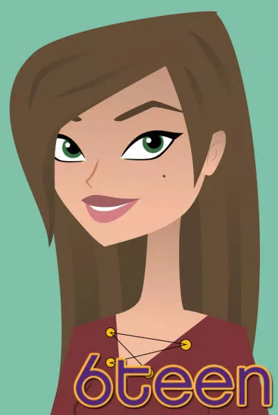 She recreated her portrait in 50 cartoon styles - #51 She recreated her portrait in 50 cartoon styles - #51