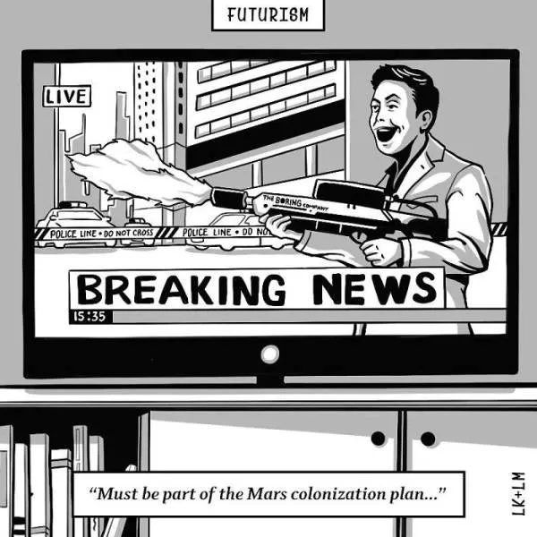 Very funny futuristic illustrations - #13 