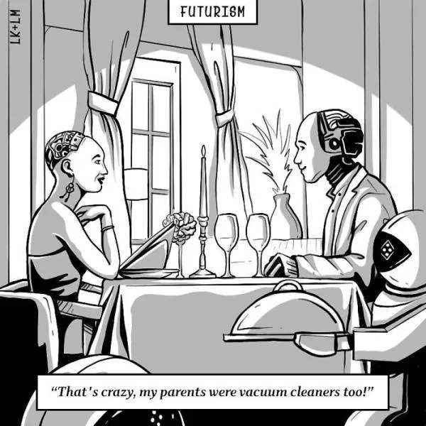 Very funny futuristic illustrations - #3 