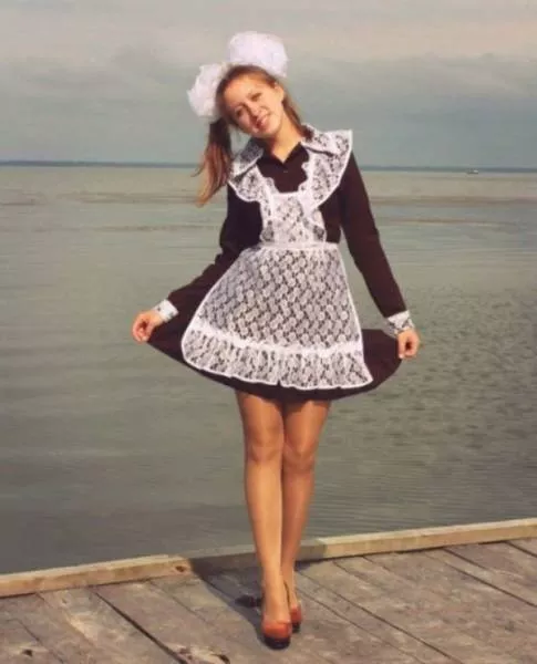 Sexy russian in school uniform - #3 
