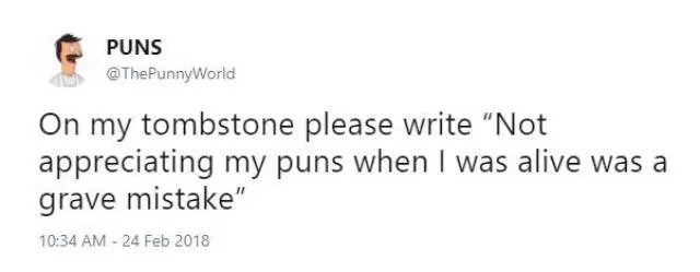 Punny humor - #11 