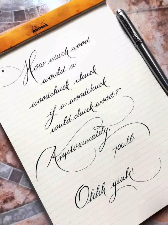They write by hand better than a machine - #10 