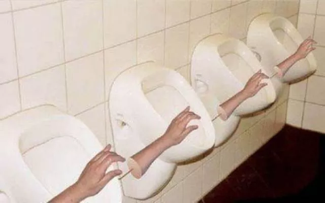 Toilet pranks