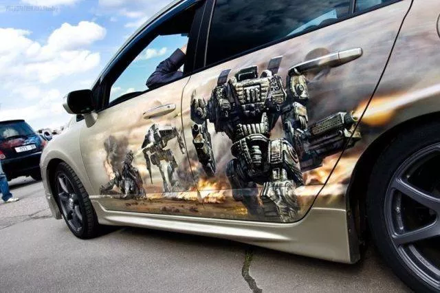 De superbes dessins peints sur des voitures - #14 