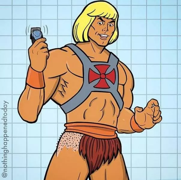 Cartoon characters in unusual situations - #12 