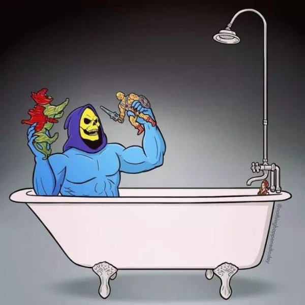 Cartoon characters in unusual situations - #5 