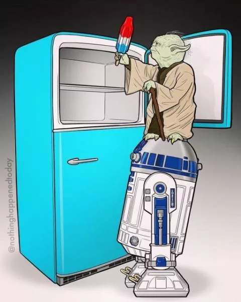 Cartoon characters in unusual situations - #7 