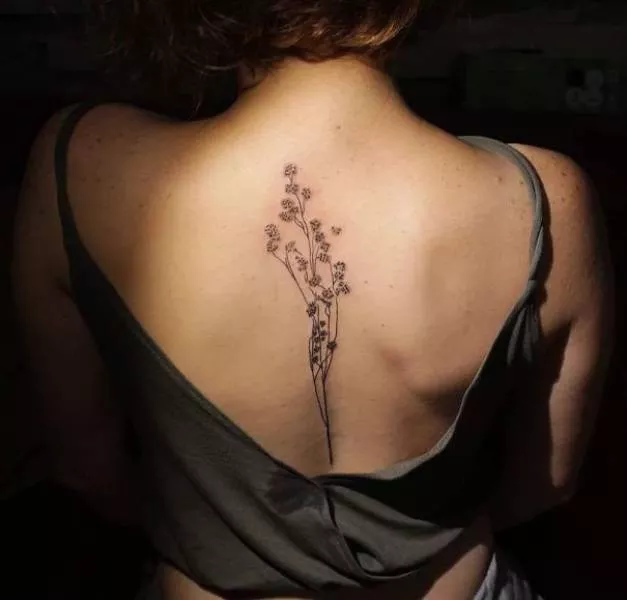 Spine tattoos