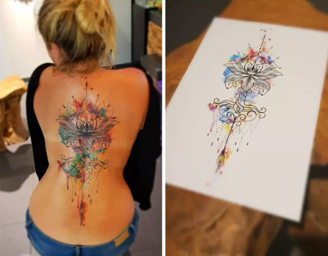 Spine tattoos - #26 