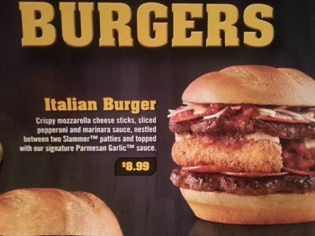 Very exaggerated culinary specialties