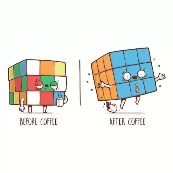Before and after comparison