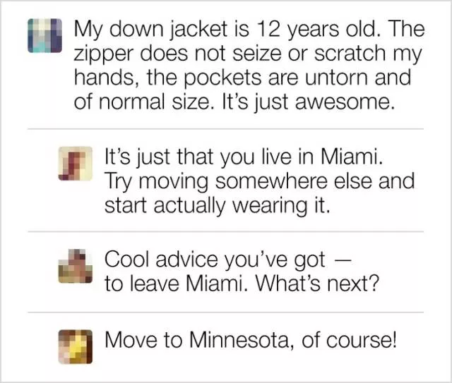 Never ask the internet for any advice - #13 
