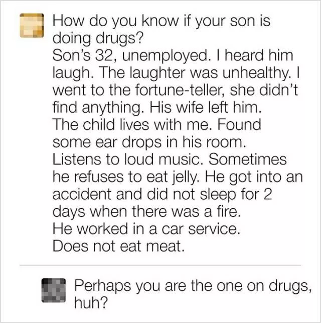 Never ask the internet for any advice - #19 
