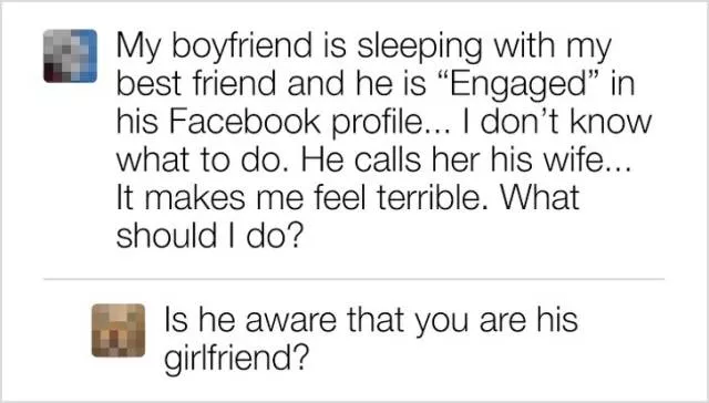 Never ask the internet for any advice - #26 