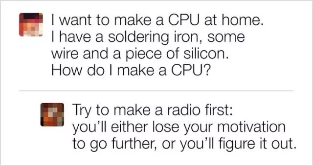 Never ask the internet for any advice - #27 