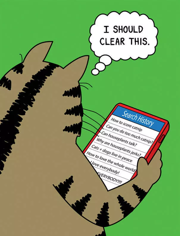 Funny illustrations of cats - #10 