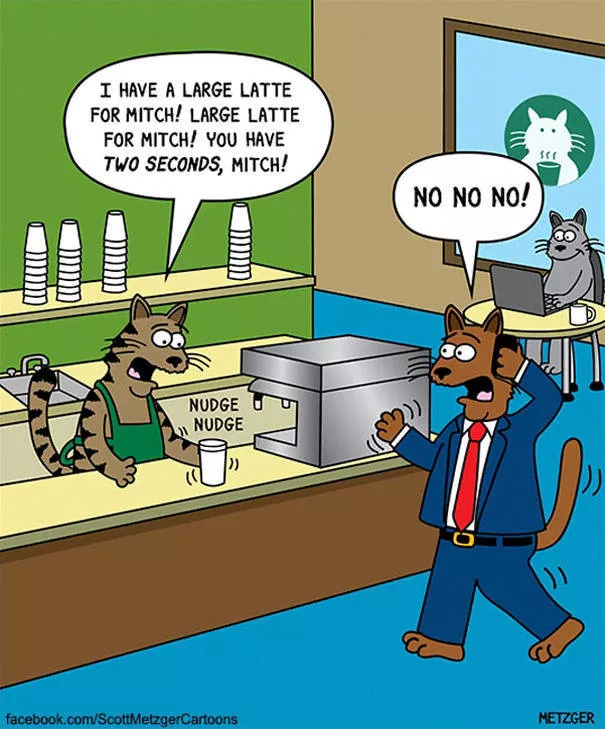 Funny illustrations of cats - #34 