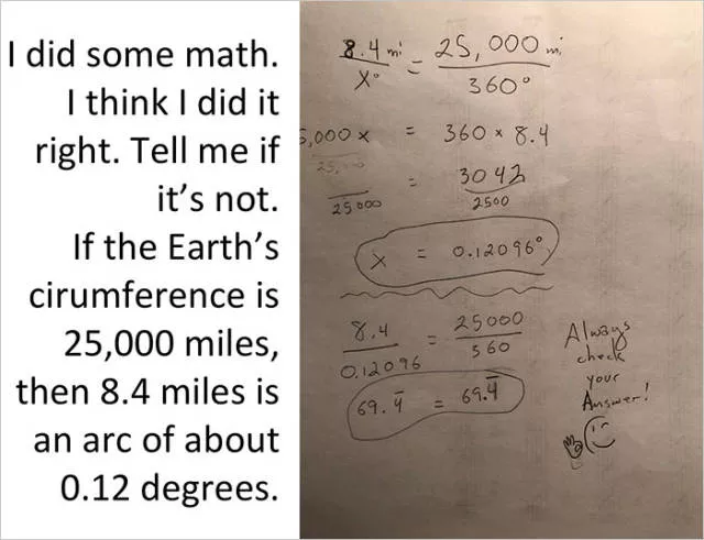 Proof that earth is not flat - #12 