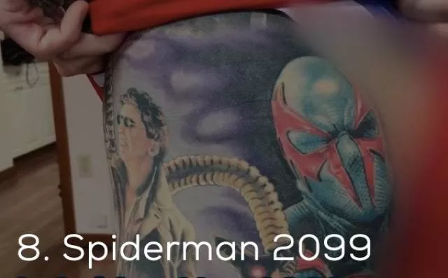 Guinness record for the most marvel tattoos - #11 