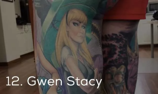 Guinness record for the most marvel tattoos - #15 