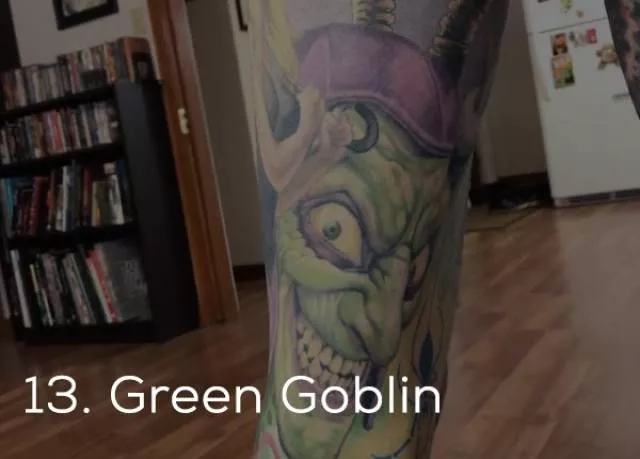 Guinness record for the most marvel tattoos - #16 