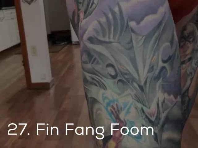 Guinness record for the most marvel tattoos - #30 