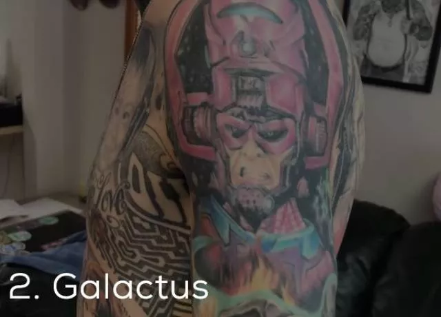 Guinness record for the most marvel tattoos - #5 