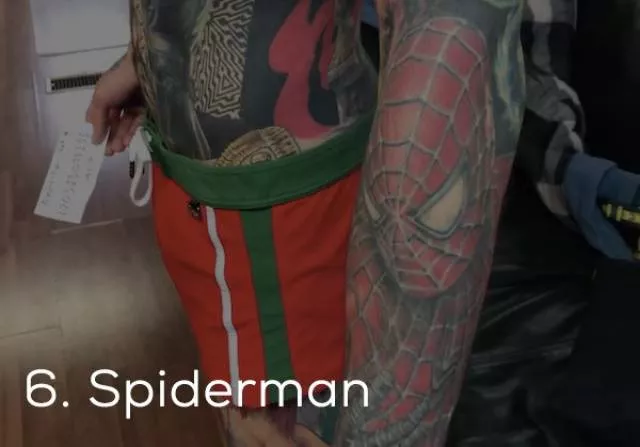 Guinness record for the most marvel tattoos - #9 