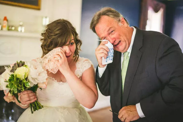 The emotion of parents at a wedding - #46 