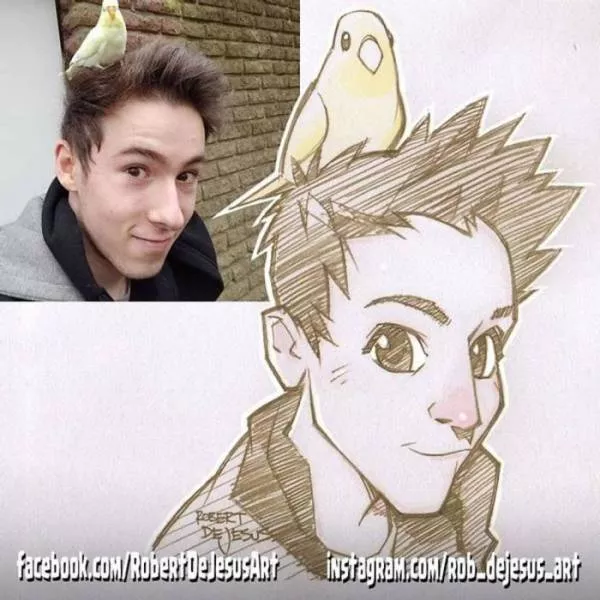Random photos into cartoon characters - #9 
