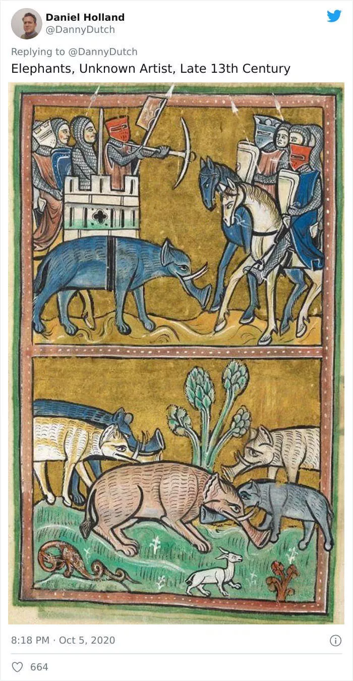 Animaux inconnus dessines par des artistes du passe - #8 