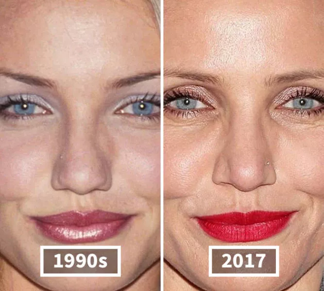 Visages des celebrite au cours du temps - #13 